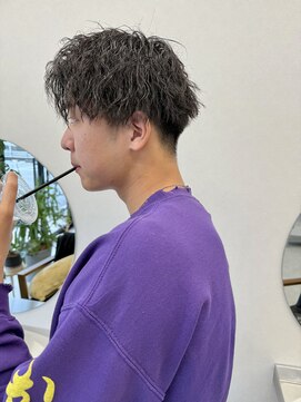 モンテヘアー(monte hair) twist perm×マッシュ