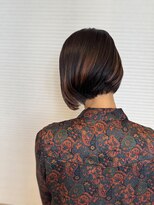 ヘアースタジオ ゼン カロン(Hair studio Zen kalon)&nbsp;レイヤーボブ、おしゃれハイライト
