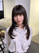 アマトウキョウ アユンチェ(AMA TOKYO×AYUNCHE) 黒髪ロングウルフレイヤー