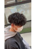 ステラ(STELLA)&nbsp;刈り上げマッシュ×波巻きスパイラル