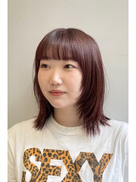 ネオリーブギンザ 銀座店(Neolive GINZA) レッドブラウン／レイヤー／ウルフカット／銀座
