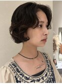 ボブパーマニュアンスパーマフレンチボブ