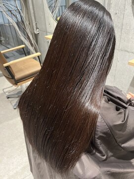 ルース(LOOSE) ツヤツヤロング♪#立川#立川駅#縮毛矯正#髪質改善#ブリーチ