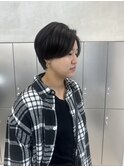 ハンサムショート/地毛風透明感カラー