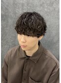 【お洒落パーマ】ラウンドマッシュ 緩めシャドウパーマ