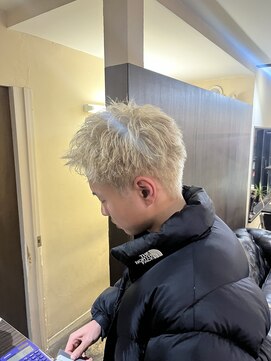 ログ 高松木太店(Log) ハイトーンスパイキーショート/メンズカット/高松