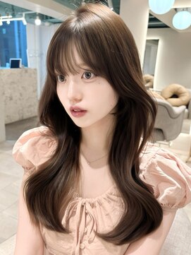 マインバイアフロートギンザ(MYNE by AFLOAT GINZA) レイヤーカット/顔周り/チョコグレージュ