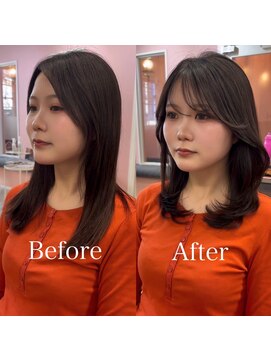 フィガロ ウメダ(FIGARO UMEDA) ココアベージュミディアムレイヤー