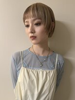 イェン(Yen.) ローライトカラーデザインカラーショートレイヤーボブ