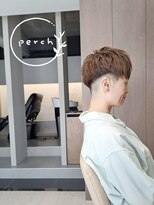 パーチ(perch) 刈り上げショート×明るめマットカラー