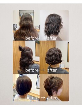 ハル ヘアラボ(HARU hair labo)の写真/縮毛矯正や長さへのこだわりを捨てる勇気で『今』の自分らしいシルエット◎自然体な大人スタイルが叶います