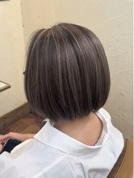 アイフラット 稲沢(I-FLAT) ハイライト×ボブ