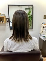 ノヤマ(NOYAMA)&nbsp;ヘーゼルブラウン系外ハネスタイル
