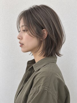 ヘイ 松本店(HEY) 【HEY 松本】ウルフボブ×顔まわりレイヤー×グレージュ