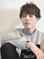 サークル(CIRCLE)&nbsp;ブルーブラック/スパイキーショート/サーフカールフェザーパーマ