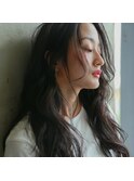 "黒髮でも柔らかいロングスタイル" FUZIYAMA☆