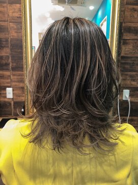 ニコ(nico) ☆コントラストハイライトバレイヤージュ☆