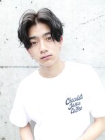 フィフス(fifth) センターパート×スパイラル風パーマ