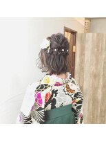 サロンド クラフト(salon de craft)&nbsp;【卒業式】袴お着付け&ハーフアップアレンジ