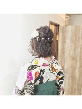 サロンド クラフト(salon de craft) 【卒業式】袴お着付け&ハーフアップアレンジ