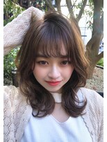 モテ.愛され.ひし形ウェーブミディアム