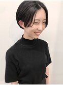 ウェットスタイリングショートボブ
