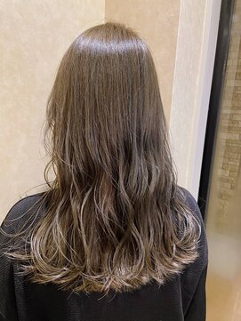 アース コアフュールボーテ 上越店(EARTH coiffure beaute) ハイトーンオリーブベージュ