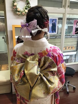 ヘアサロン ユニティ(Hair Salon Unity) 成人式と編み込みヘア