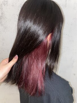 アドール(ADOR) インナーカラー ピンク