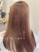 ザ ラフター バイ ラブズ ラフズ 戸畑朝日ヶ丘店(THE LAUGHTER by Loves Laughs) ハイグレーカラー/白髪ぼかし/髪質改善/艶髪