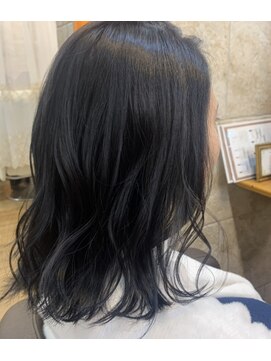 シャンティ 琴似店(Shanti) 透け感×ブルーブラック