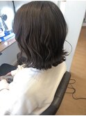 ボブ×マットカラー