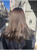大人の艶髪ロングレイヤースタイル/質感再整カラー