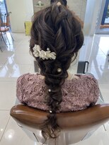 フォルテ 中田店&nbsp;編みおろしヘアアレンジ