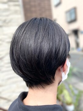 ヘアーメイク ラグズ(Hair Make Luxtz) 大人ショート☆似合わせカット/アッシュブラック/マッシュボブ