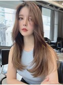 韓国ヘアレイヤーカット大人ガーリーワンホンヘア20代30代