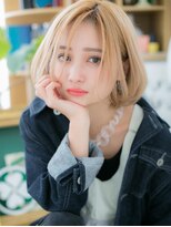 カバーヘア ブリス 戸田公園西口店(COVER HAIR bliss)&nbsp;外国人風フレンチカジュアルワンレンボブh2戸田公園10代20代30代