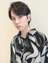 エムスラッシュ アヴェダ 自由が丘(M.SLASH AVEDA)&nbsp;センターパート/耳かけ/黒髪/ニュアンスショート/自由が丘