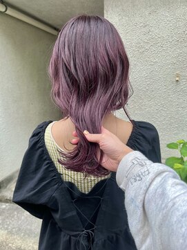 パークレーン アイス イヴェン(park lane ICI yeven) ラベンダーボルドー　ブリーチ　/akari