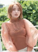 20代30代40代大人可愛いアッシュベージュダブルカラー透明感