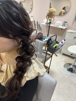 プーペ(pupe)&nbsp;サイド編みおろし