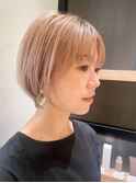 銀座駅/ブリーチなし/酸性ストレート/韓国/韓国へア