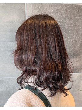 美容室 アイディー i-dee ふんわりミディアム(デジタルパーマ)