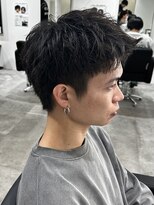 ヒュイル バイ ニアウ(Hwyl by Niau)&nbsp;メンズショートパーマスパイキーショートツイストパーマ刈り上げ