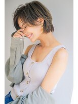 ロンドグロワール 大宮(Lond Gloire)&nbsp;イメチェン外ハネボブ美髪ワイドバングレイヤーショート/大宮