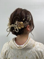 ヘアセット専門店 ナゴミ 渋谷店(nagomi)&nbsp;ゆるふわシニヨン