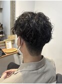 メンズパーマ☆ウェーブパーマ☆刈り上げ