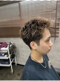 滋賀/南草津/メンズ美容室/波巻きツイストスパイラルパーマ