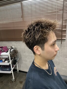 ミオ(Mio) 滋賀/南草津/メンズ美容室/波巻きツイストスパイラルパーマ