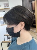 くびれショートボブ/弘前市
